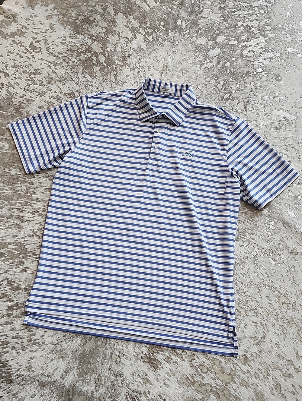 Peter Millar Summer Comfort Stripe Polo Shirt SzXL